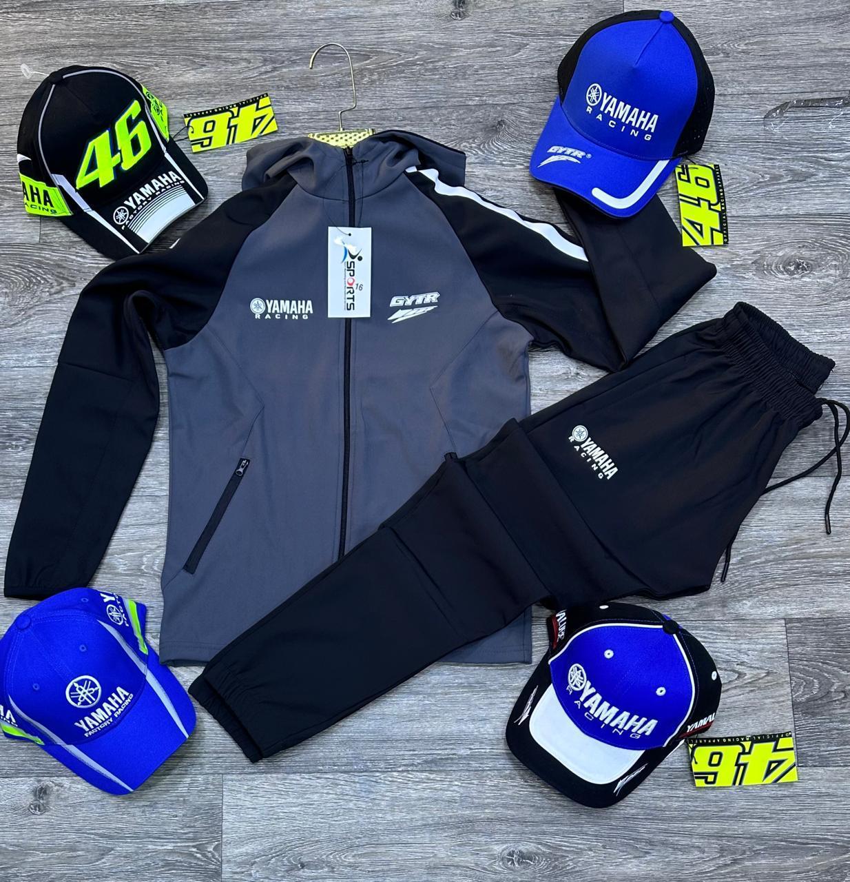 Chandal Completo Yamaha Gris/Negro