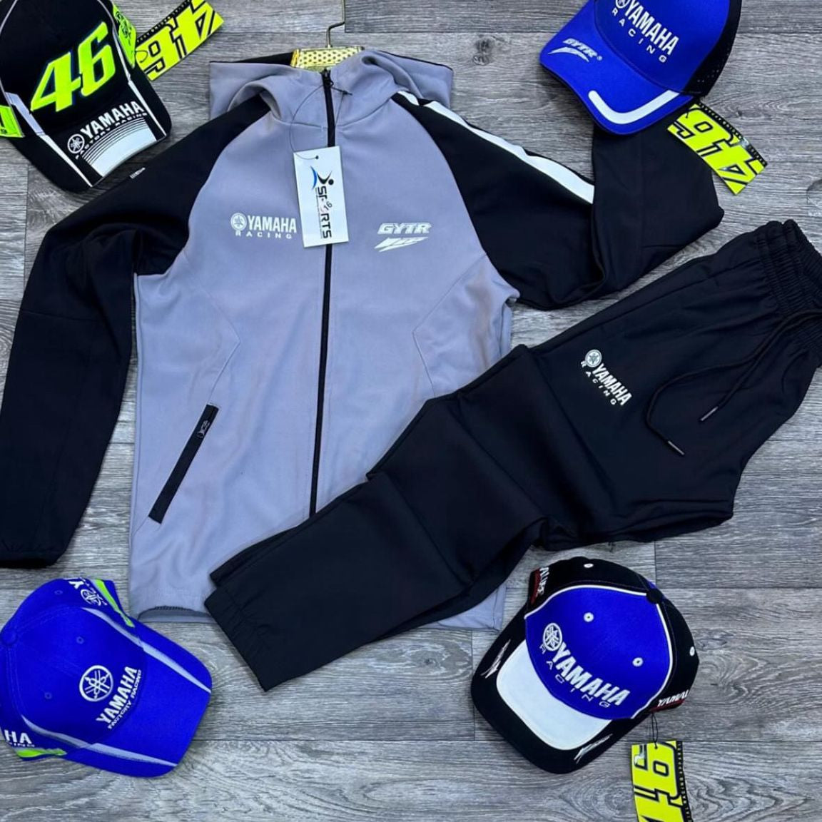 Chandal Yamaha Gris
